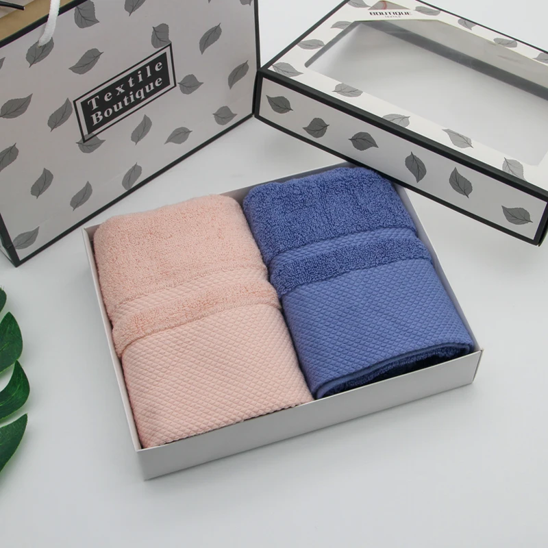 100% Cotton Egyptian Combed Dobby Style Eco-friendly Bath Towels 500gsm 35 X 75 Cm Super Soft Luxury Towel Set