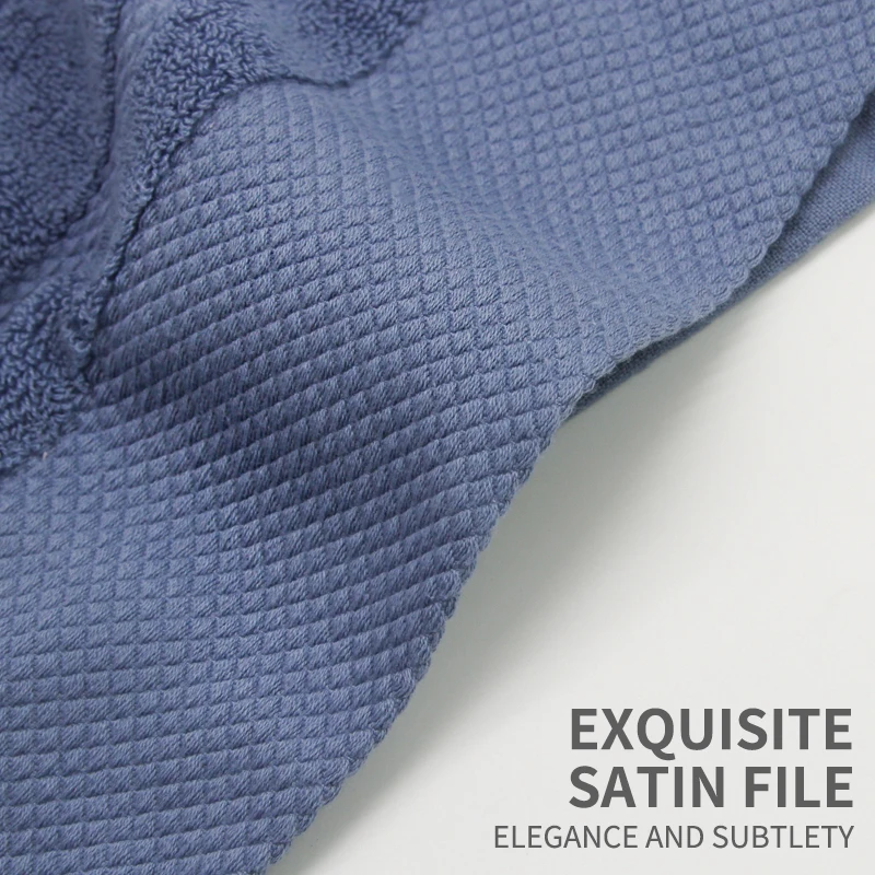 5 Star Hotel Bath Towel Gift Box 400gsm Towel 70x140 Cm 6 Pack 100% Cotton Bath Towel Adult Geometric Luxury