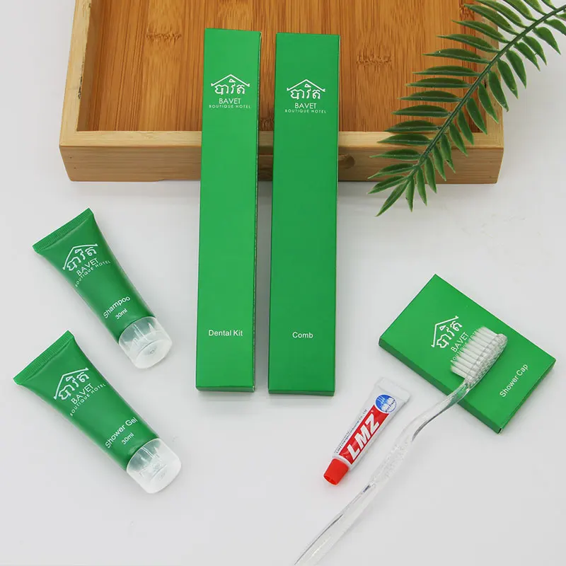 Airplane Bnb Hospitality Hotel Disposable Amenities Set Eco Packaging Hotel Amenities Set Luxury