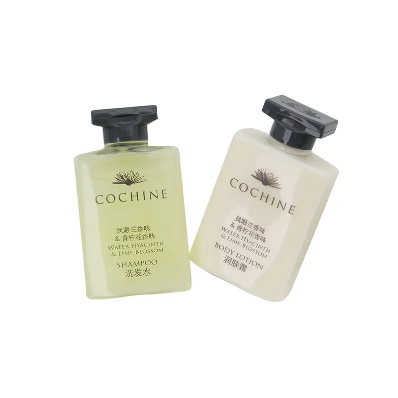 Hotel Bathroom Amenities Bottle 50ml Top Shampoo Bath Gel Conditioner Body Lotion