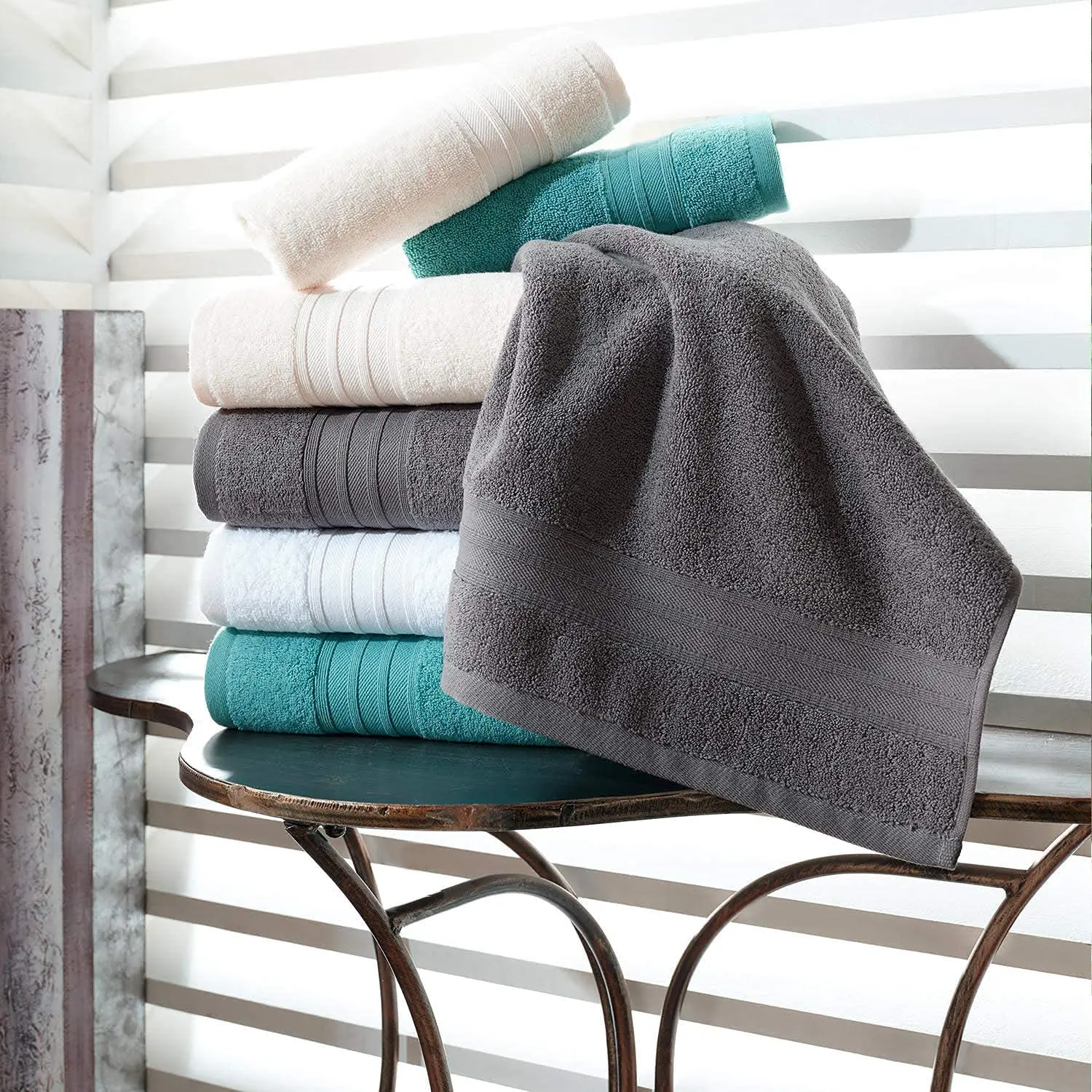 Luxury Hotel Balfour Bath Towels Premium 100% Cotton Bath Towel Set Luxury Hotel Quality 600 Gsm