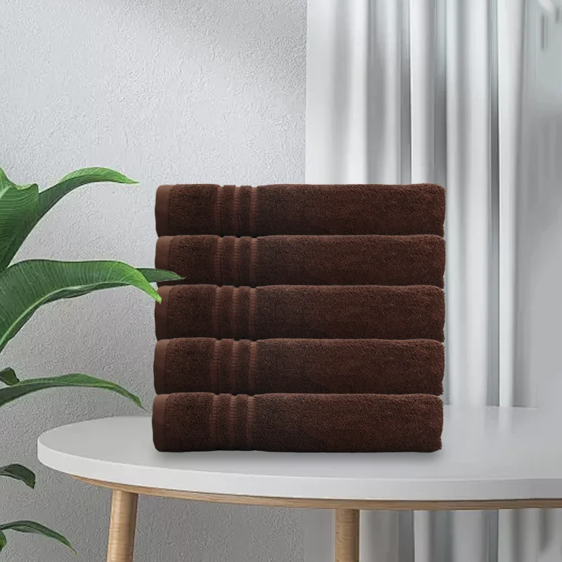Absorbent Bath Towel Set 500gsm Cotton Knitted Serviettes De Bain For Bath New Zealand Design