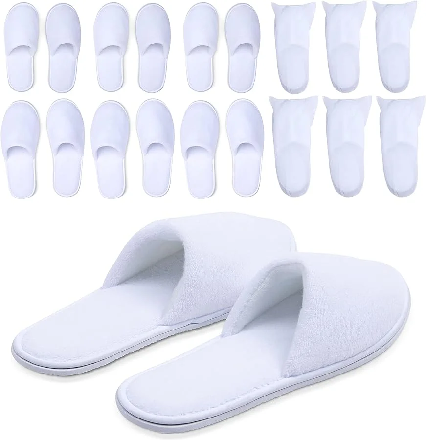 Wholesale Custom Disposable Bathroom Slippers For Hotels Embroidered Logo