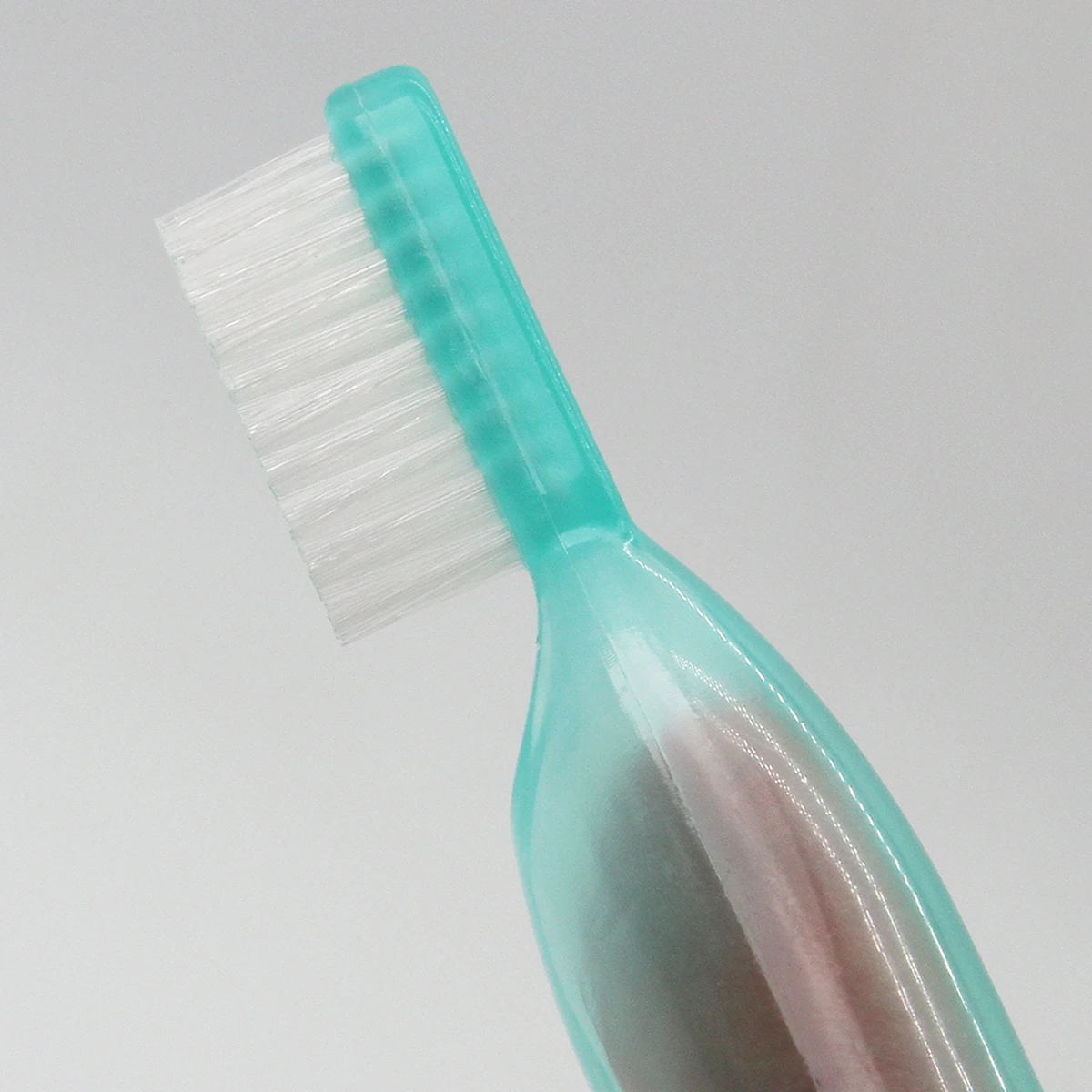 Circular Plastic Finger Toothbrush Prison Supplies Thumb Plastic Toothbrush Detention Facility Finger Toothbrush