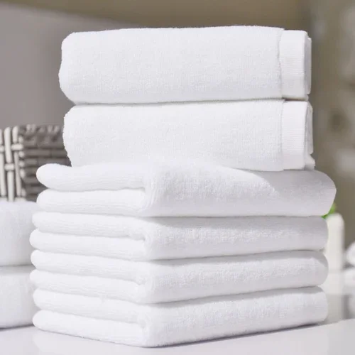 Great Quality 600gsm Bath Towel Hotel Soft White Logo Custom 70x140cm Hotel 100% Cotton Stock Bath Towel