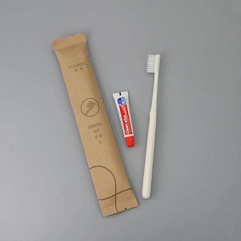 批发环保一次性牛皮纸酒店香皂必备品 酒店招待高端客房用品