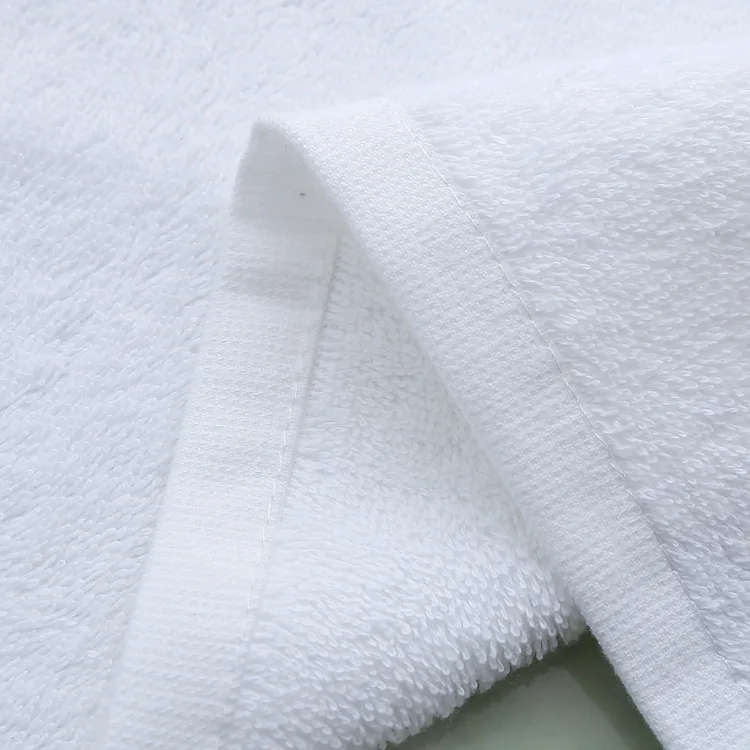 Customized Logo Disposable 100% Cotton Terry Luxury Hotel Towels Sets Spa Bath & Face Towels 33x33cm Egyptian Cotton