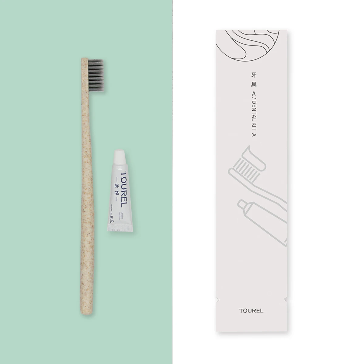 Disposable Hotel Toothbrush And Shampoo/soap Foam All-in-one Bath Essentials