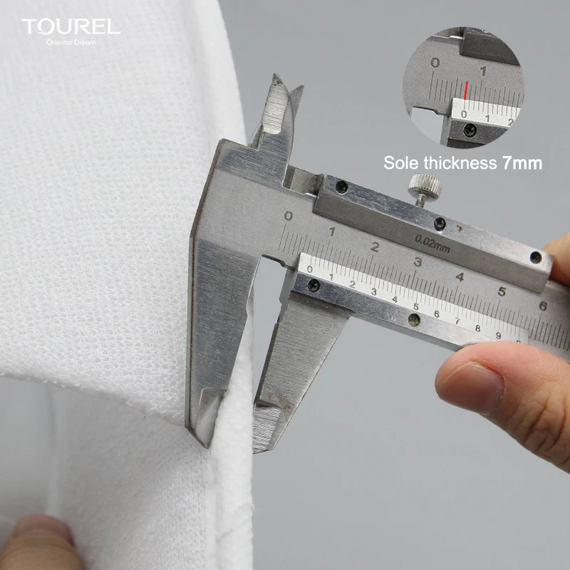 Exclusive Coral Fleece Toweling Fabric Biodegradable Soft Recyclable Portable Hotel Slipper Embroider Open Toe Unisex Spa Oem