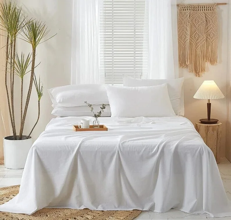 All 100% Cotton 5 Star Hotel Luxury Bed Sheets Set Egyptian Cotton Bedding Set With Pillows