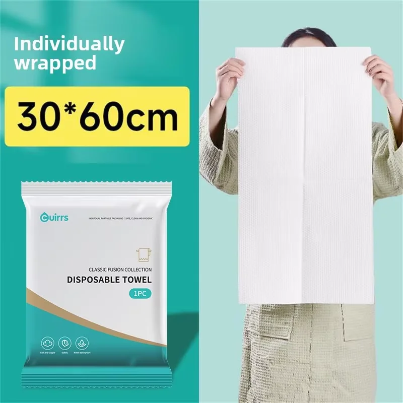 Toalla de ba&ntilde;o desechable de alta resistencia | Resistente a desgarros y sin pelusa | Ideal para viajes de negocios y duchas de gimnasio