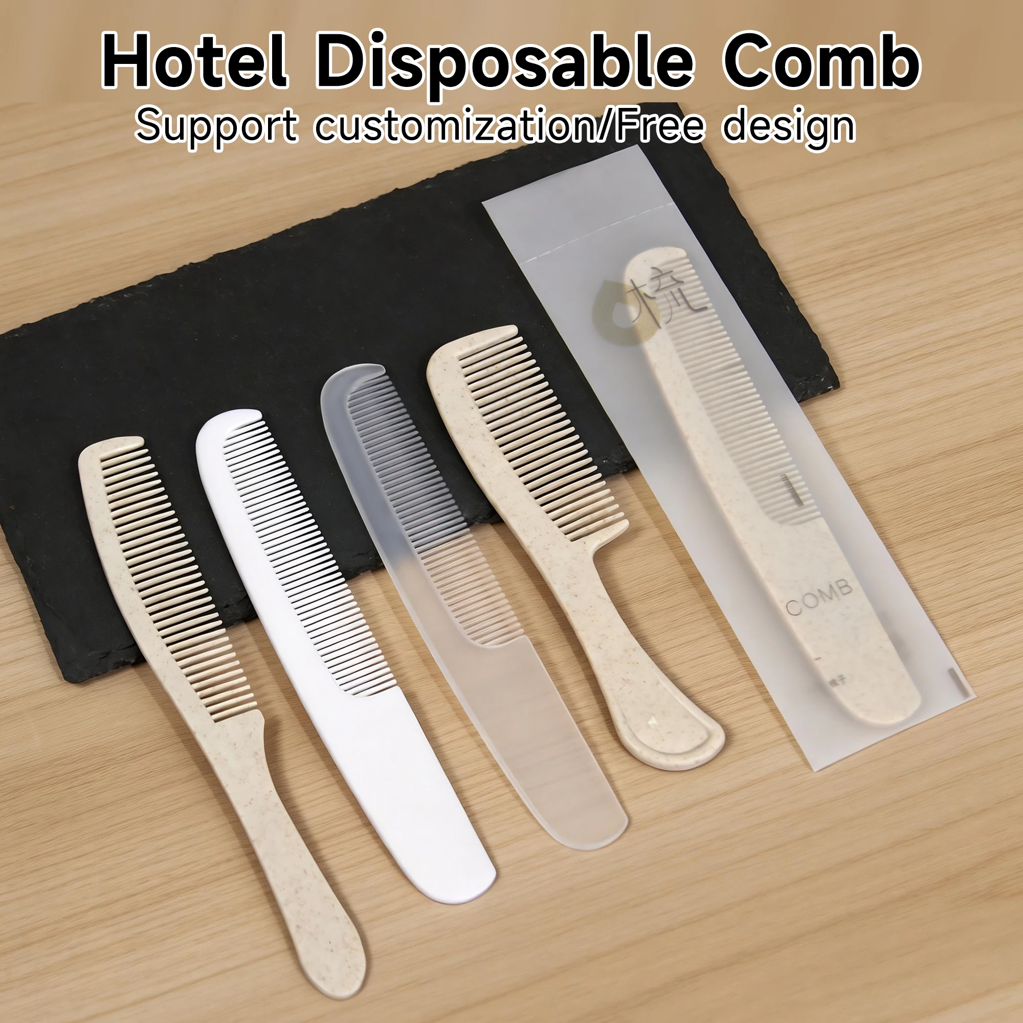 Hotel Disposable Hair Comb Individually Packed Travel Comb Guest Bathroom Amenities For Hotels Resorts Motels And Airlines