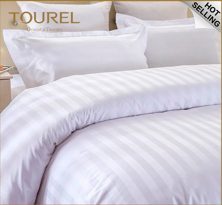 2024 China Supplier Factory Price Wholesale Luxury Star Hotel Sheets Duvet Cover Sets Bedding Bed Cover Cotton Deep Pocket 300tc