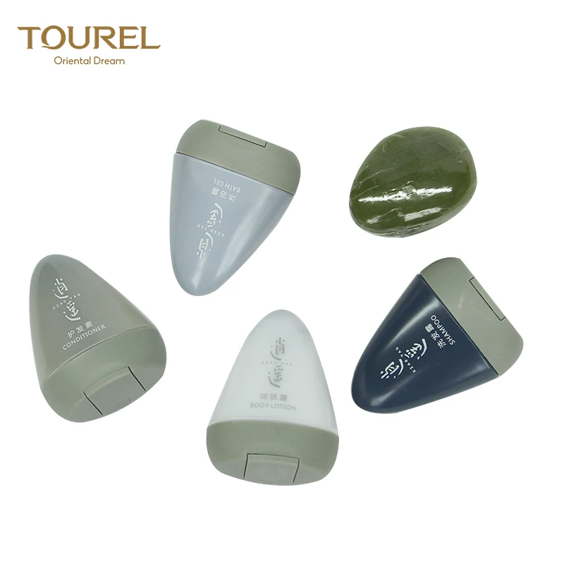 Set de Amenidades de Hotel Ecológico Profesional al por Mayor Suministros Biodegradables de Lujo 5 Estrellas